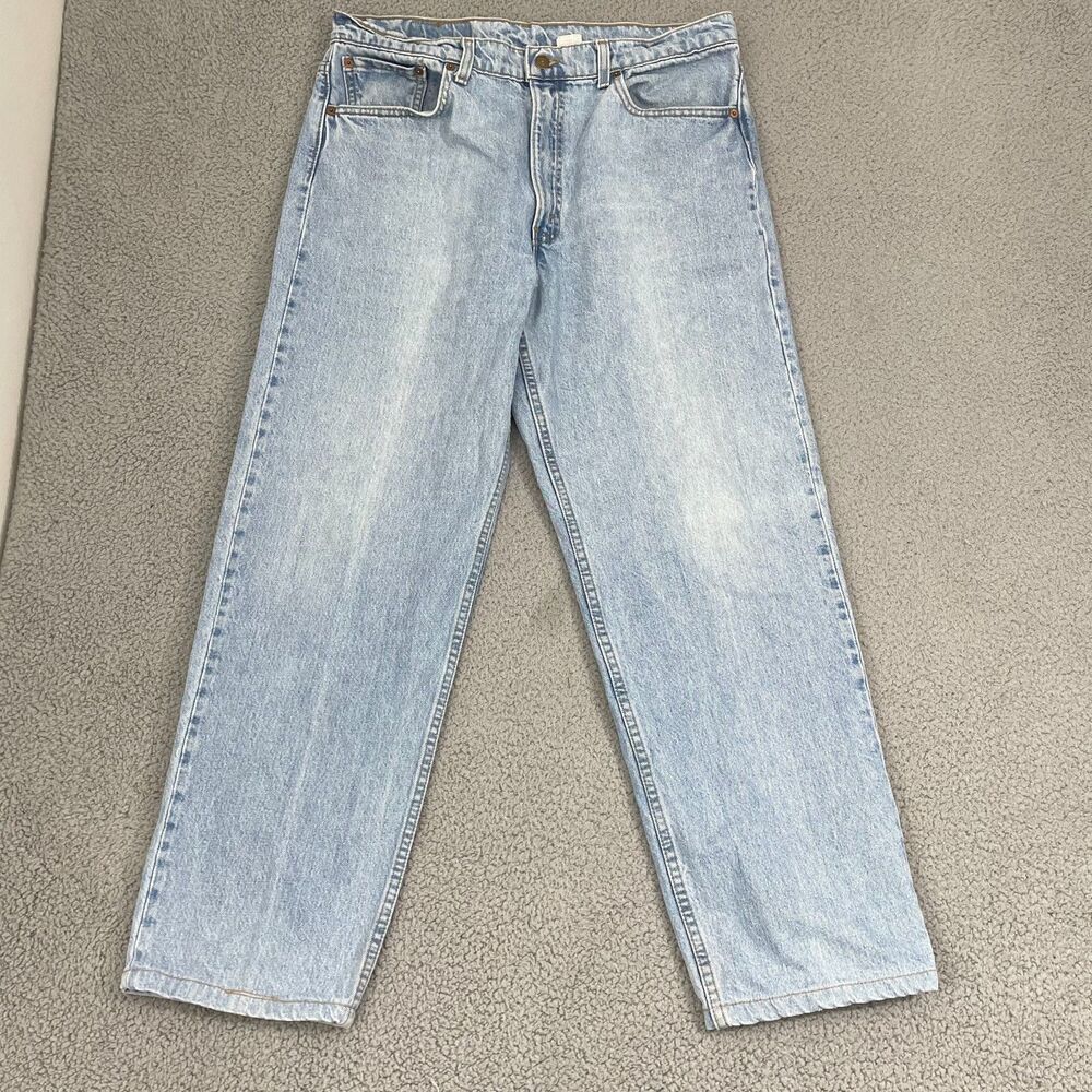 VTG Levi's 550 Jeans Men 38x30 *(38x30)‎ Light Wash 90s Relaxed Fit Tapered Leg